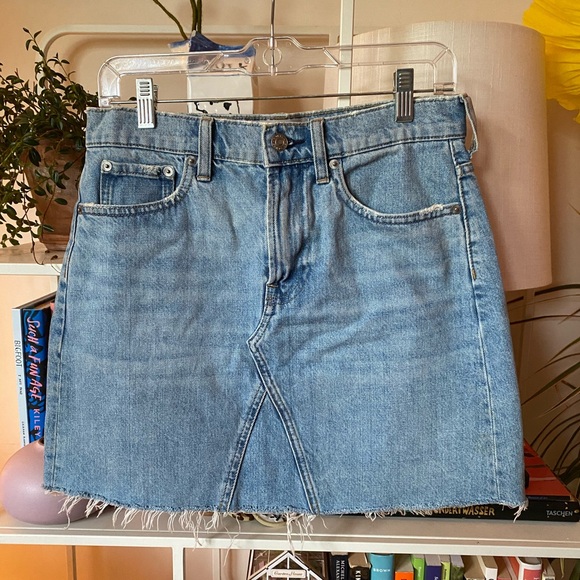 Everlane Denim Reconstructed Skirt size 27 - Picture 3 of 5